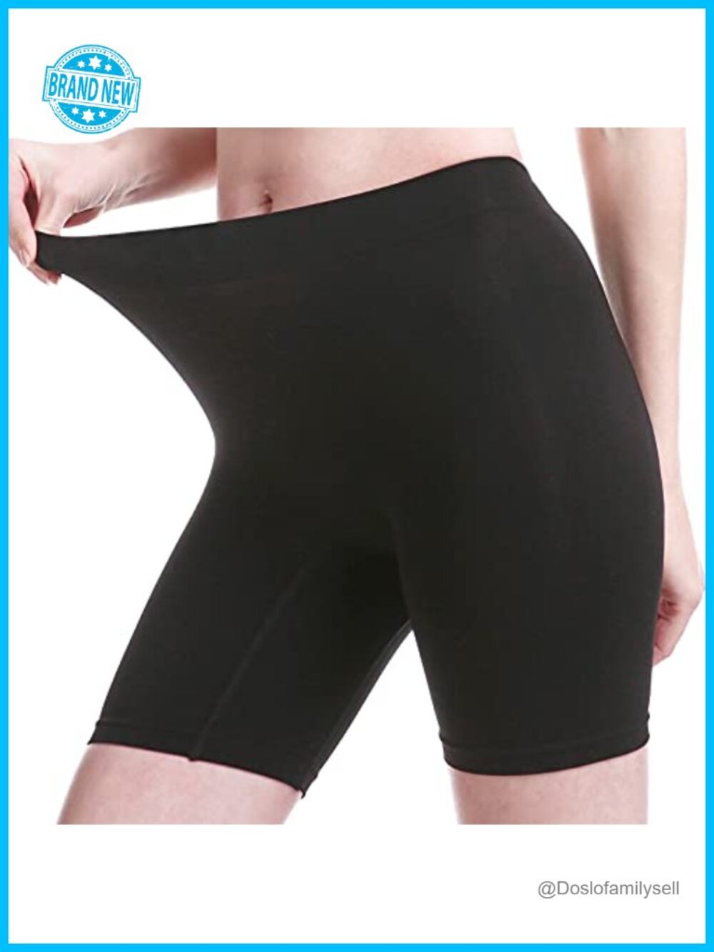 Women's Slip Shorts Anti-Chafing Seamless Nylon Blend Boyshorts Under Dress